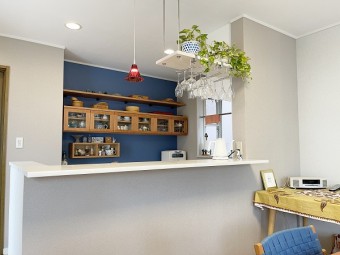 吊戸棚を撤去して、すっきり機能的な対面キッチンに　世田谷区M様邸